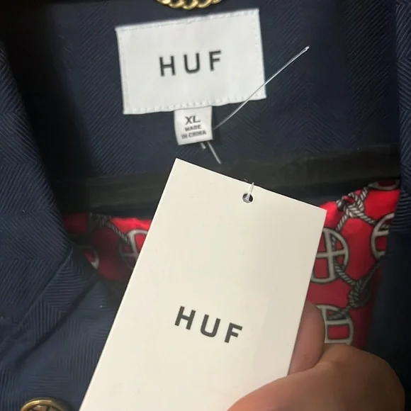 HUF NONSTANDARD LA HAINE TRENCH COAT NWT